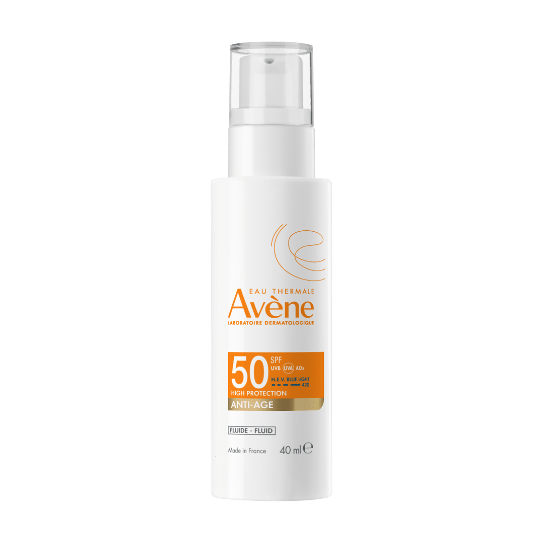 Avene Sun Anti-age SPF50 40 ml - aurinkosuoja, joka ehkäisee ikääntymisen merkkejä ja suojaa ihoa UV-säteiltä