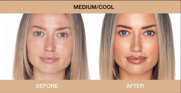Image of Bellapierre BB Cream in medium cool, a lightweight and hydrating tinted moisturizer for a natural, flawless complexion