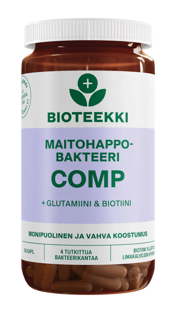 Bioteekki Maitohappobakteeri Comp - Apteekki 360 Helsinki - Verkkoapteekki