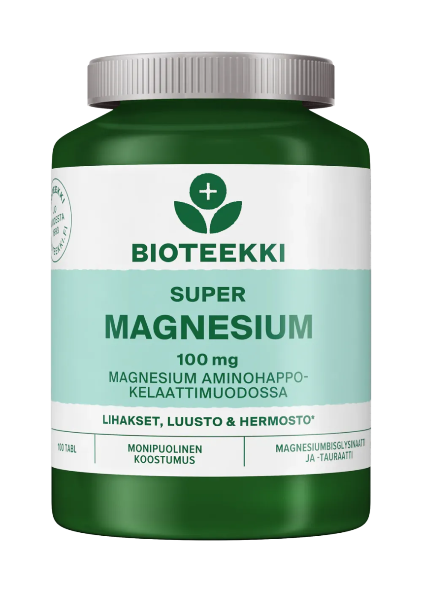 Bioteekki Super Magnesium - Apteekki 360 Helsinki - Verkkoapteekki