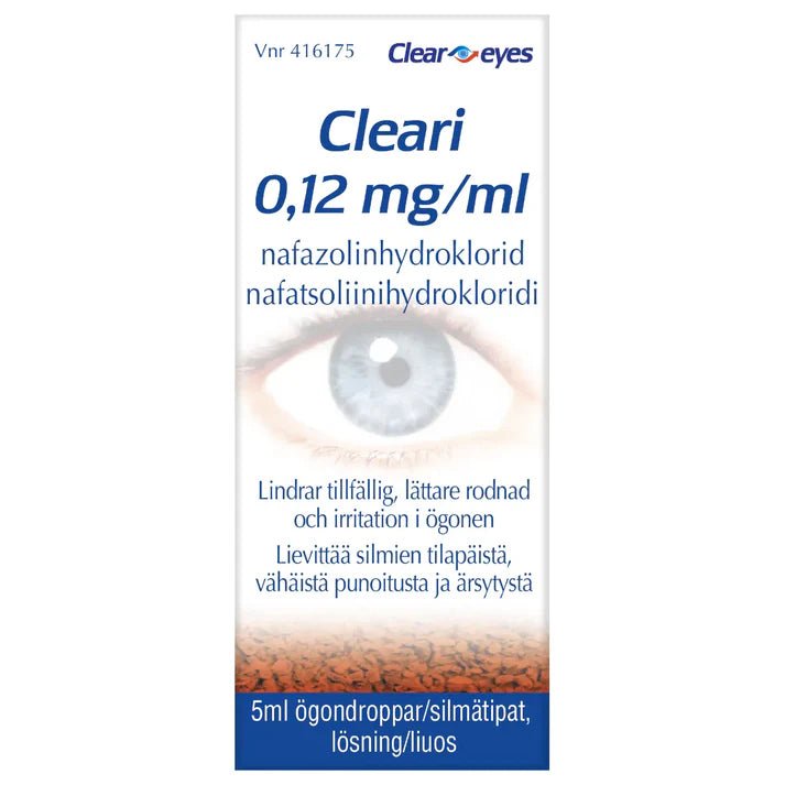 Kuva CLEARI 0,12 MG/ml silmätipat, liuos 5 ml tuotteesta, joka on tarkoitettu silmäongelmien hoitoon