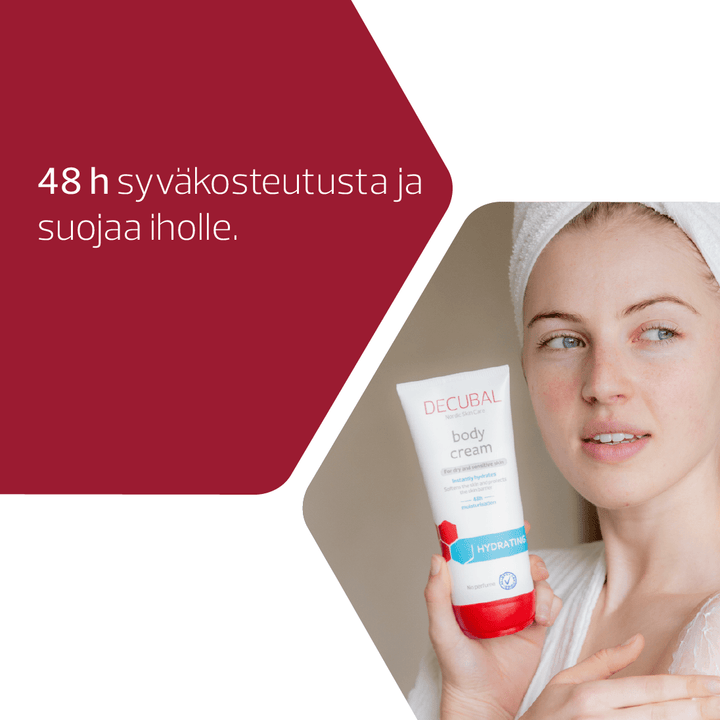 Decubal Hydrating Body Cream 200 ml - a rich, nourishing cream for dry, sensitive skin types