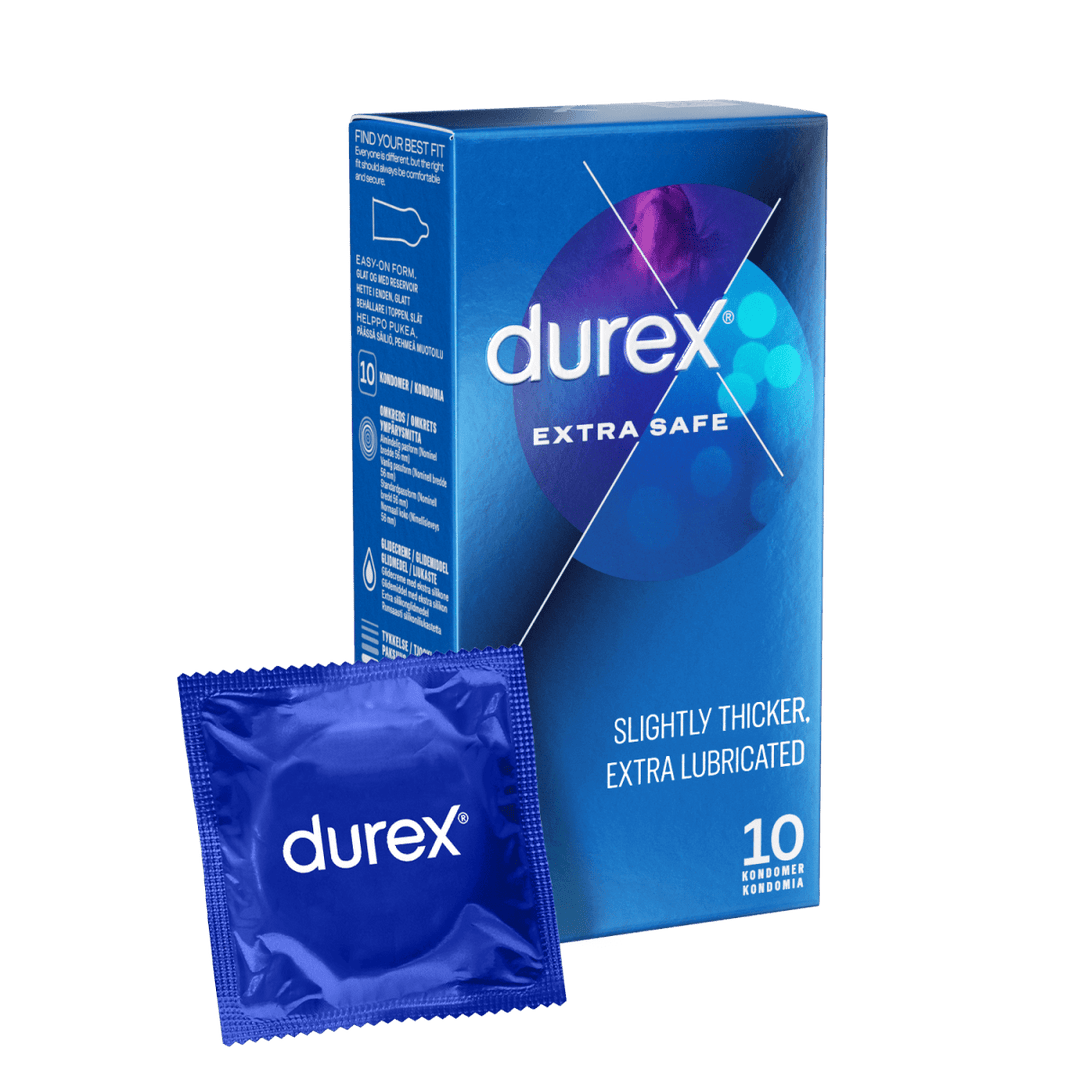 Durex Extra Safe Kondomi tarjoaa luotettavaa ja turvallista suojaa intiimisuhteisiin