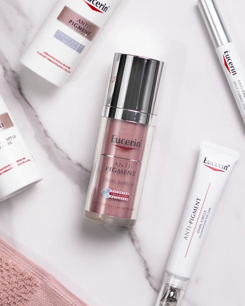Eucerin kaksoisseerumi vähentää pigmenttiläiskiä tehokkaasti ja ehkäisee niiden muodostumista