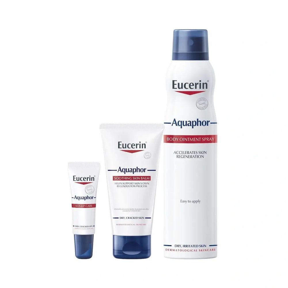 Eucerin Aquaphor Sos Lip Care - Muodostaa suojakerroksen kuiville ja halkeileville huulille
