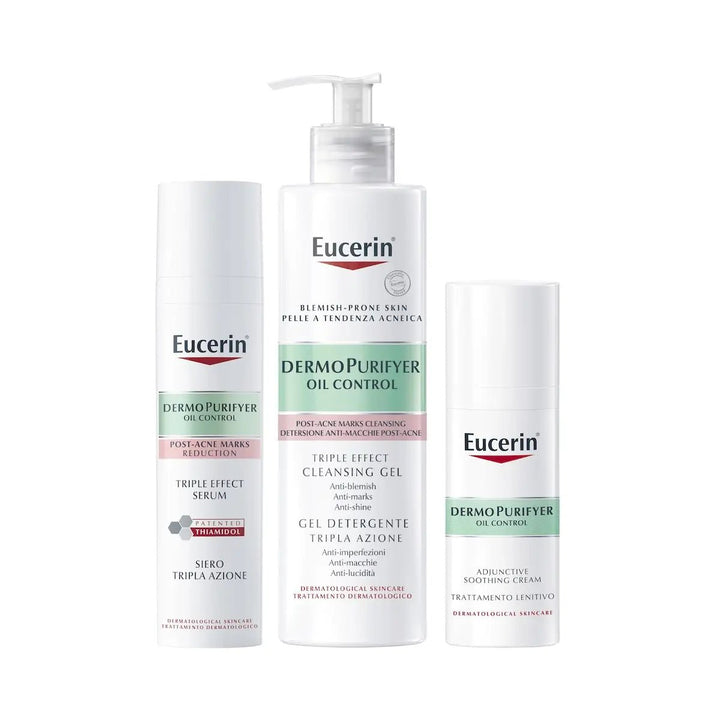 Eucerin DermoPurifyer Triple Effect puhdistusgeeli 400 ml - tuote kuvaltaan