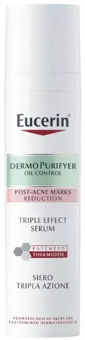 Eucerin DermoPurifyer Triple Effect Serum 40 ml - hoitava seerumi epäpuhtaalle iholle
