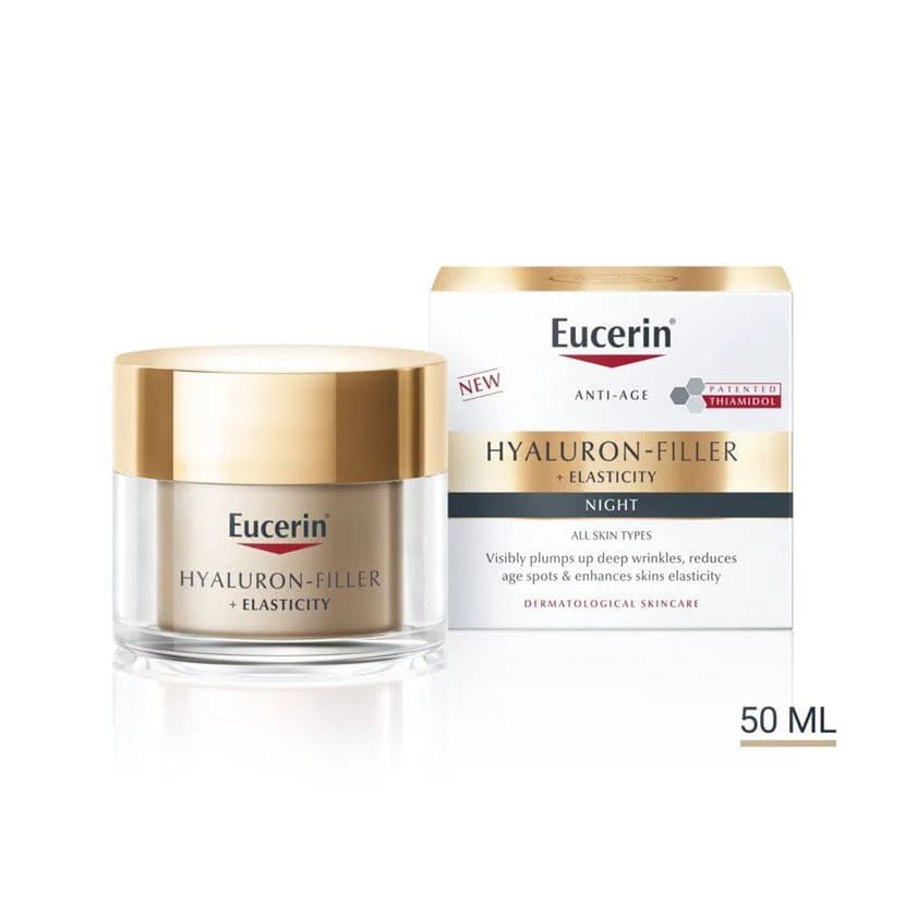 Eucerin anti-aging-yövoide parantaa ihon kimmoisuutta ja tasoittaa ryppyjä