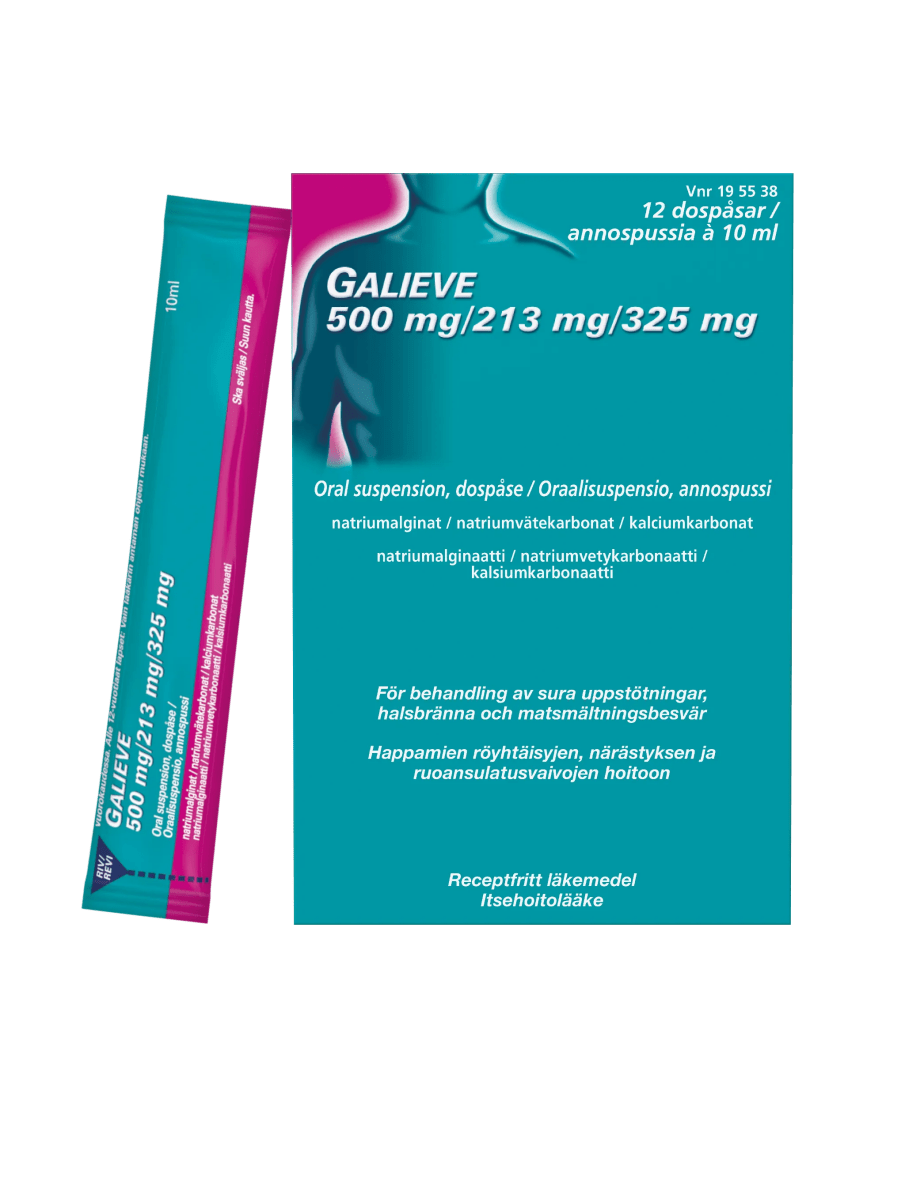 Galieve 213 Mg/325 Mg/500 Mg Oraalisusp, Annospussi - Apteekki 360 Helsinki - Verkkoapteekki