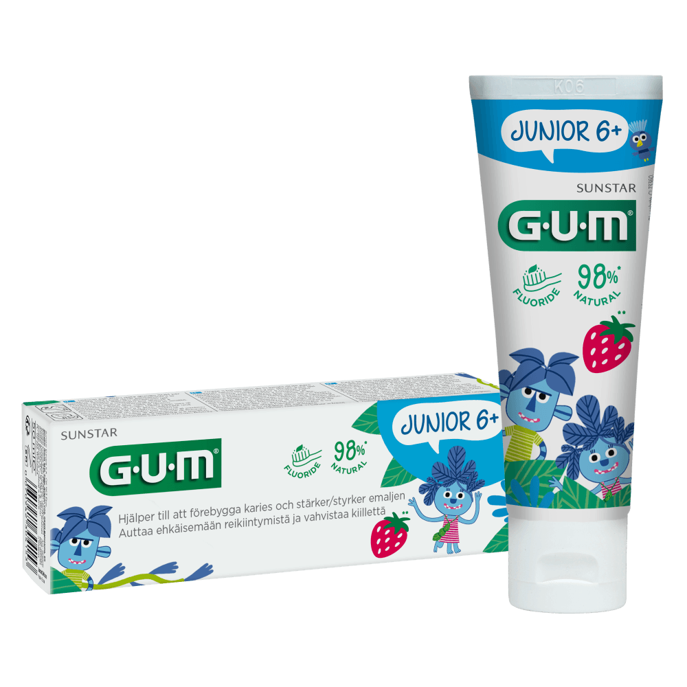 Gum Junior Hammastahna - Lasten hammastahna herkälle ikenelle ja hampaille