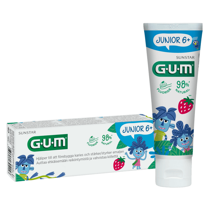 Gum Junior Hammastahna - Lasten hammastahna herkälle ikenelle ja hampaille