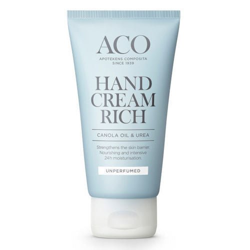 Kaupanpäällinen Aco Hand Cream Rich hajusteeton - Luonnollinen ja kosteuttava käsivoide