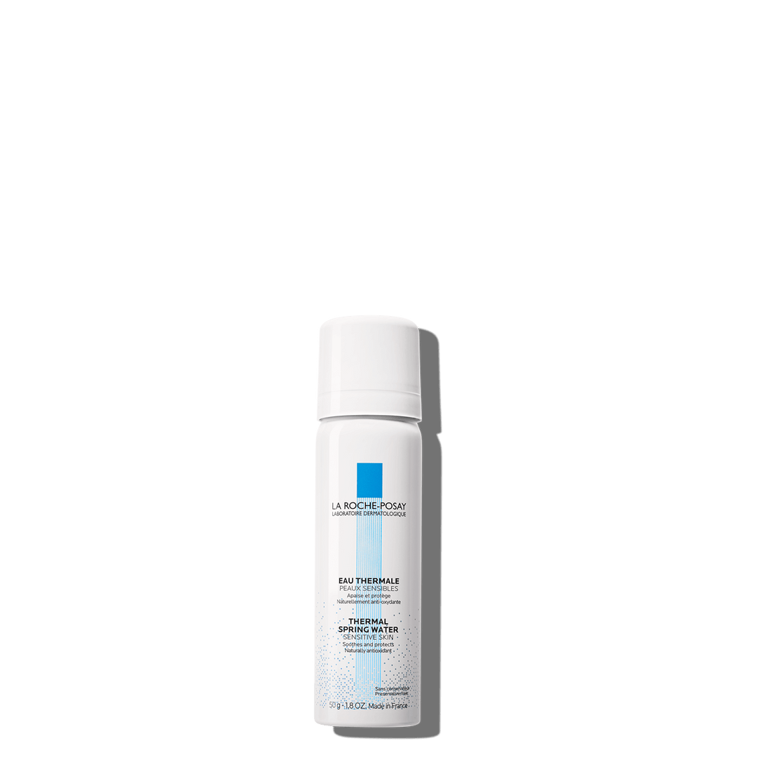 Kaupanpäällinen La Roche-Posay Thermal Spring Water 50 ml, kevyt ja virkistävä mineraalinen suihkepullo ihoon