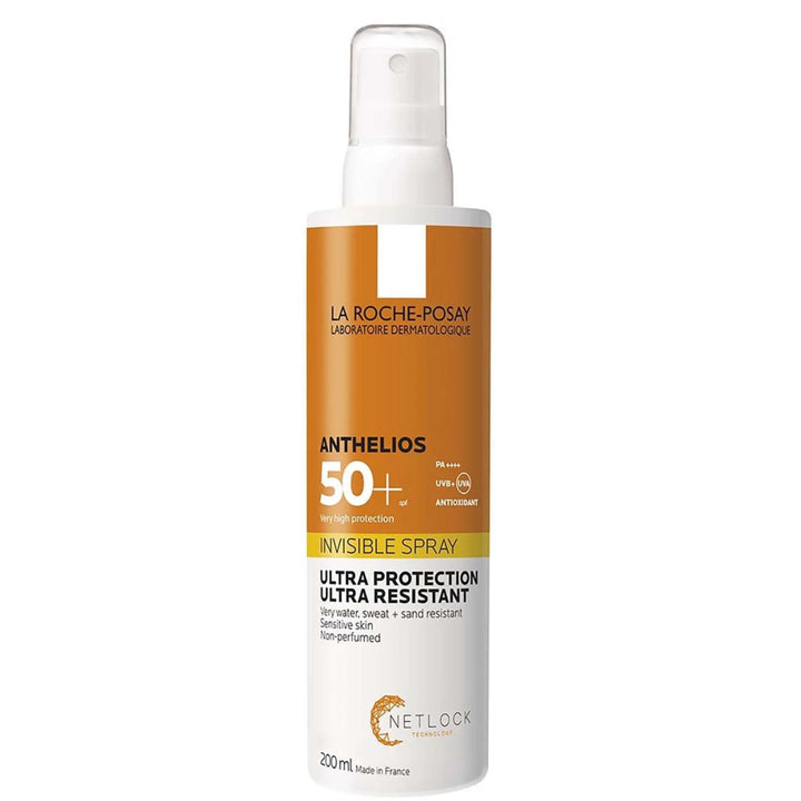 La Roche-Posay Anthelios Invisible SPF50+ 200 ml - Tuotekuvaus
Erittäin korkea aurinkosuoja, joka on kevyt ja huomaamaton käytössä Sopii herkälle iholle
