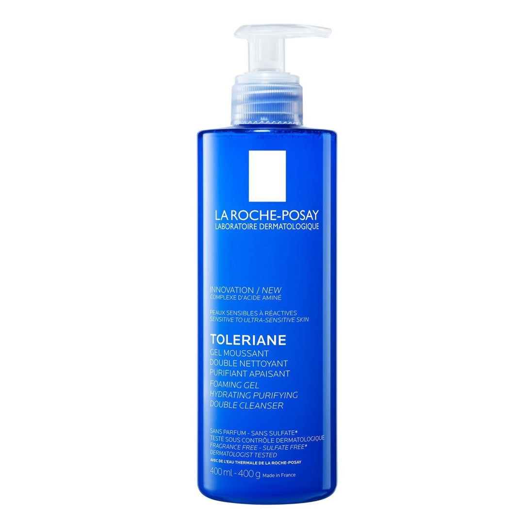 La Roche-Posay Toleriane 2-in-1 vaahtoava puhdistusgeeli 400 ml tuote-esittely kuva
