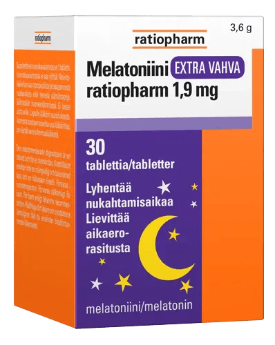 Melatoniini Extra Vahva Ratiopharm - Apteekki 360 Helsinki - Verkkoapteekki