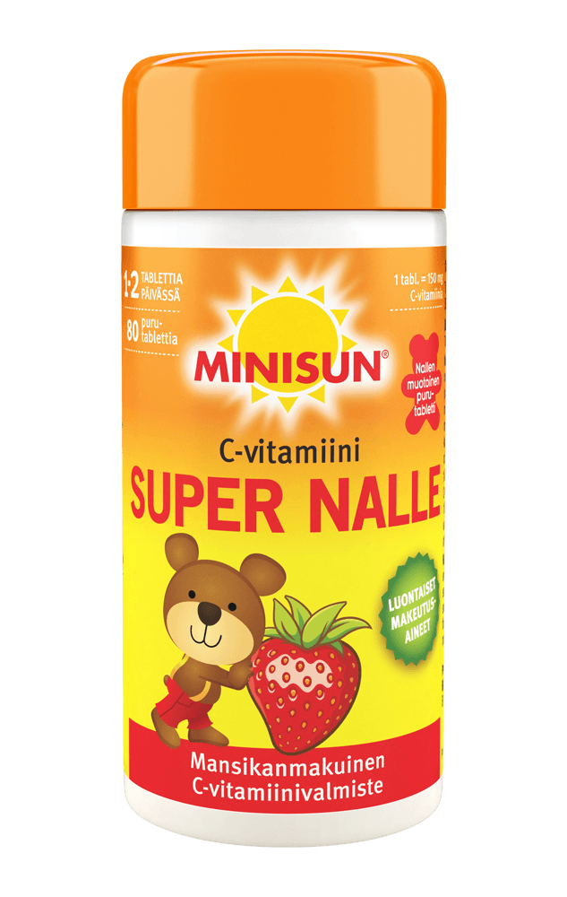 Minisun Junior C-Vitamiini 80 Tabl. - Apteekki 360 Helsinki - Verkkoapteekki