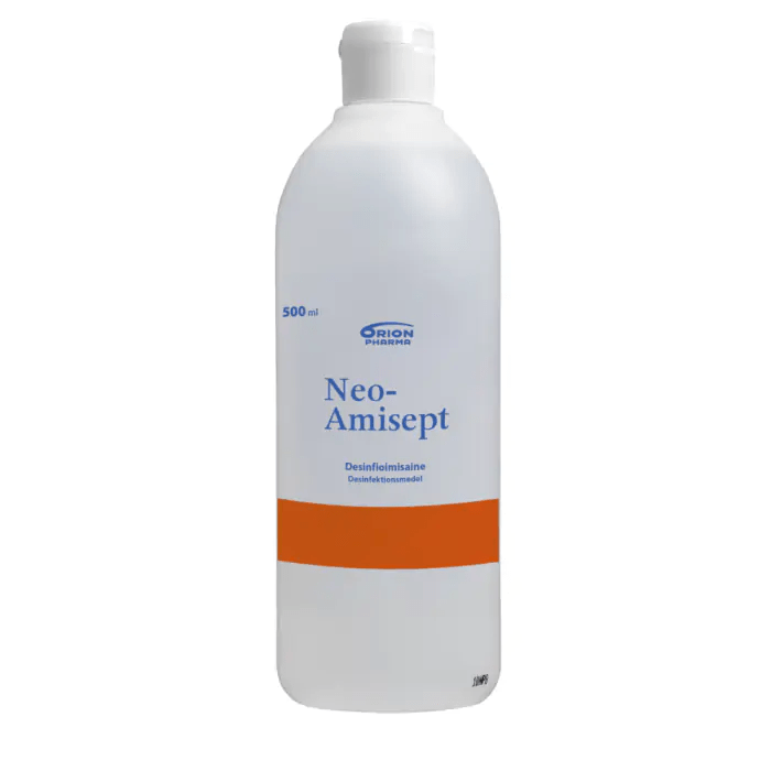 Neo-Amisept 250ml - Bakteereja ja sieni-itiöitä tuhoava aine, pH 6,5