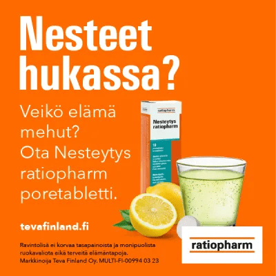 Nesteytys Ratiopharm - 10x poretabletti - Apteekki 360 Helsinki - Verkkoapteekki