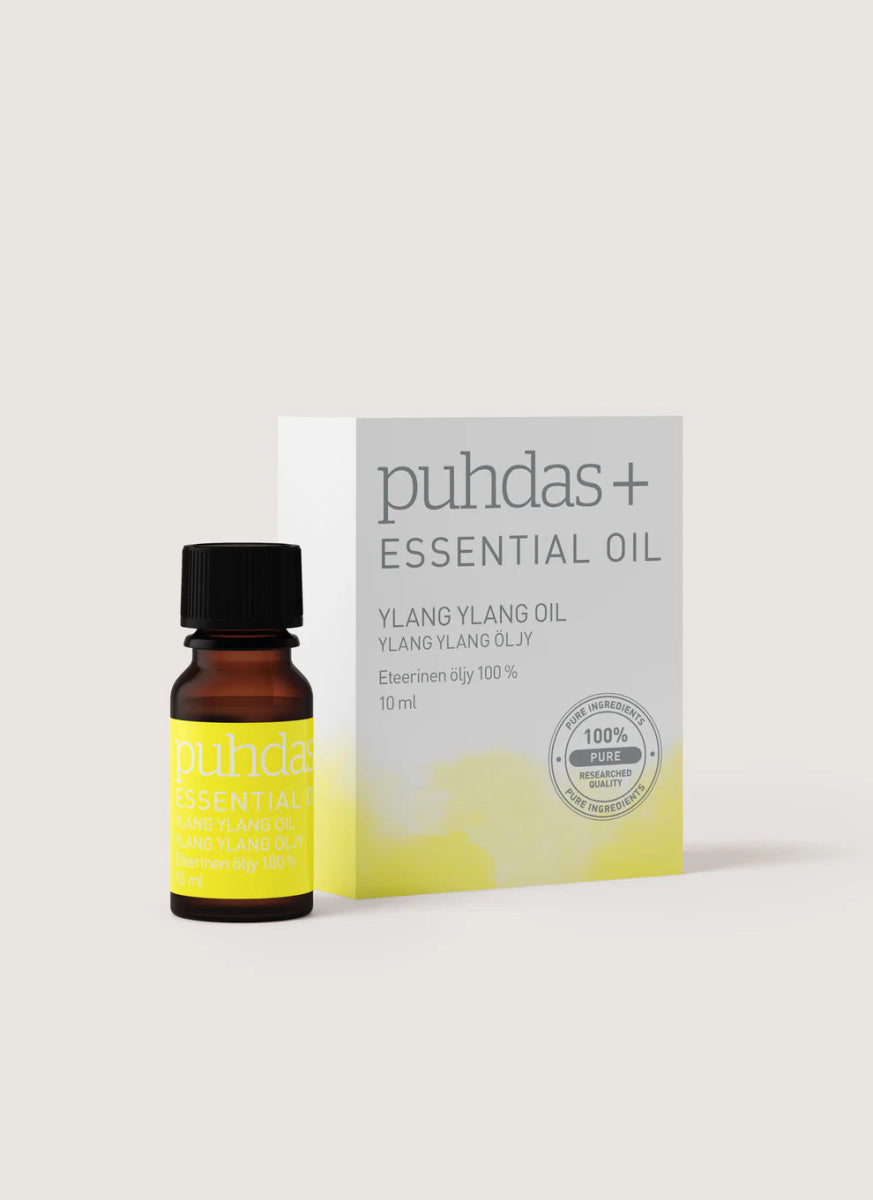 Puhdas+ 100% Eteerinen Ylang Ylang öljy 10 ml - Luonnollinen ja korkealaatuinen eteerinen öljy