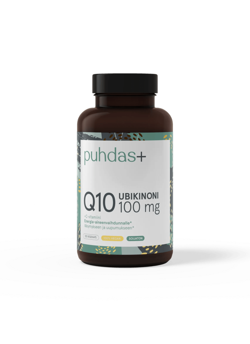 Puhdas+ Caps Ubikinoni Q10 100 Mg - Apteekki 360 Helsinki - Verkkoapteekki