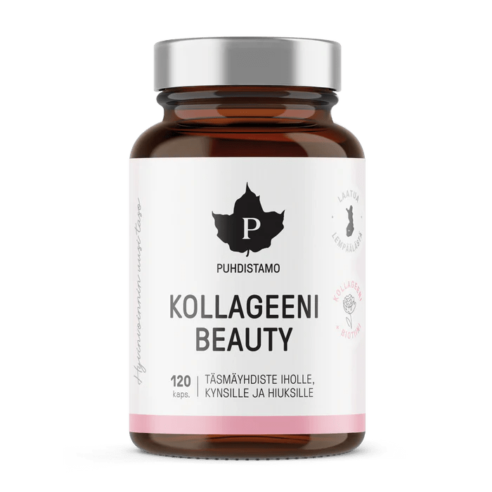 Puhdistamo Kollageeni Beauty - Luonnollinen kauneudenhoitotuote, joka sisältää kollageenia ja antioksidantteja 