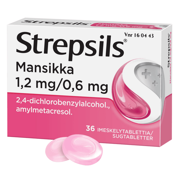 Strepsils Mansikka 0,6 Mg/1,2 Mg Imeskelytabl - Apteekki 360 Helsinki - Verkkoapteekki