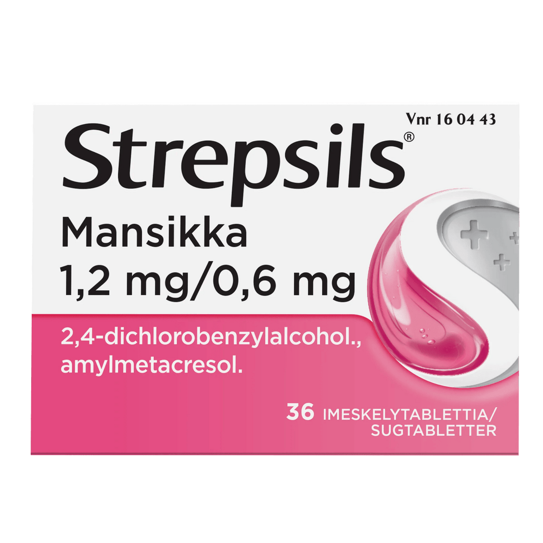 Strepsils Mansikka 0,6 Mg/1,2 Mg Imeskelytabl - Apteekki 360 Helsinki - Verkkoapteekki