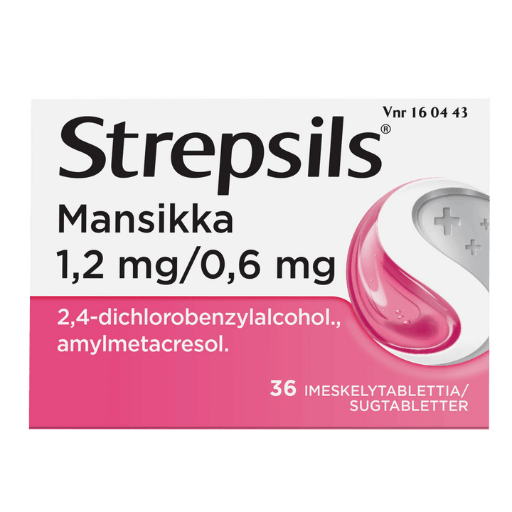 Strepsils Mansikka 0,6 Mg/1,2 Mg Imeskelytabl - Apteekki 360 Helsinki - Verkkoapteekki