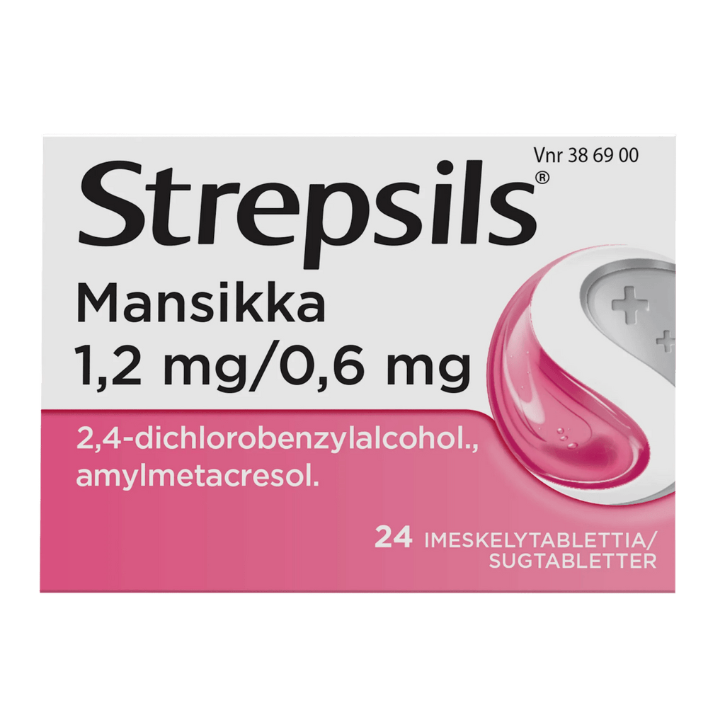 Strepsils Mansikka 0,6 Mg/1,2 Mg Imeskelytabl - Apteekki 360 Helsinki - Verkkoapteekki