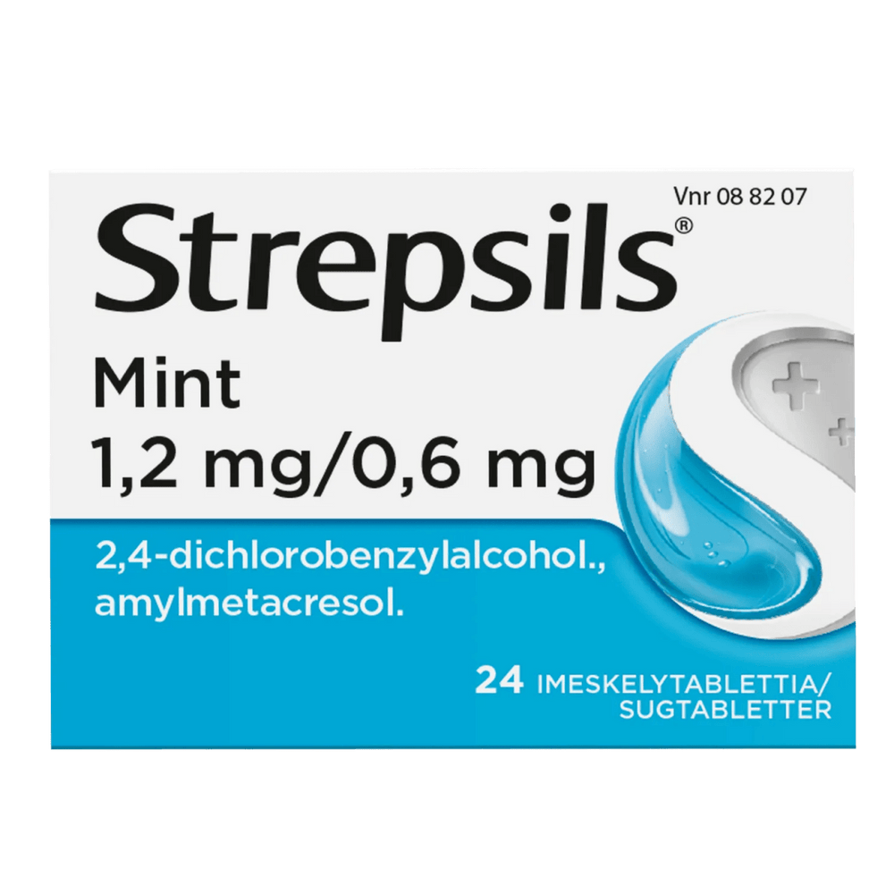 Strepsils Mint 0,6 Mg/1,2 Mg Imeskelytabl - Apteekki 360 Helsinki - Verkkoapteekki