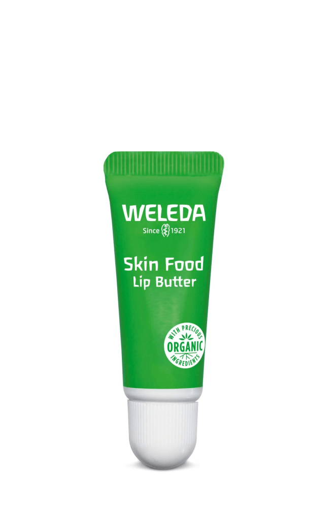 Weleda Skin Food Lip Balm Luomu FI-EKO-201 8 ml - Kosteuttava luonnollinen huulivoide, joka antaa kiiltoa ja hoitaa kuivia huulia NATRUE-sertifioidun luonnonkosmetiikan avulla