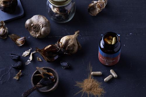 Terranova Fermented Black Garlic FBG22, 50 kaps
