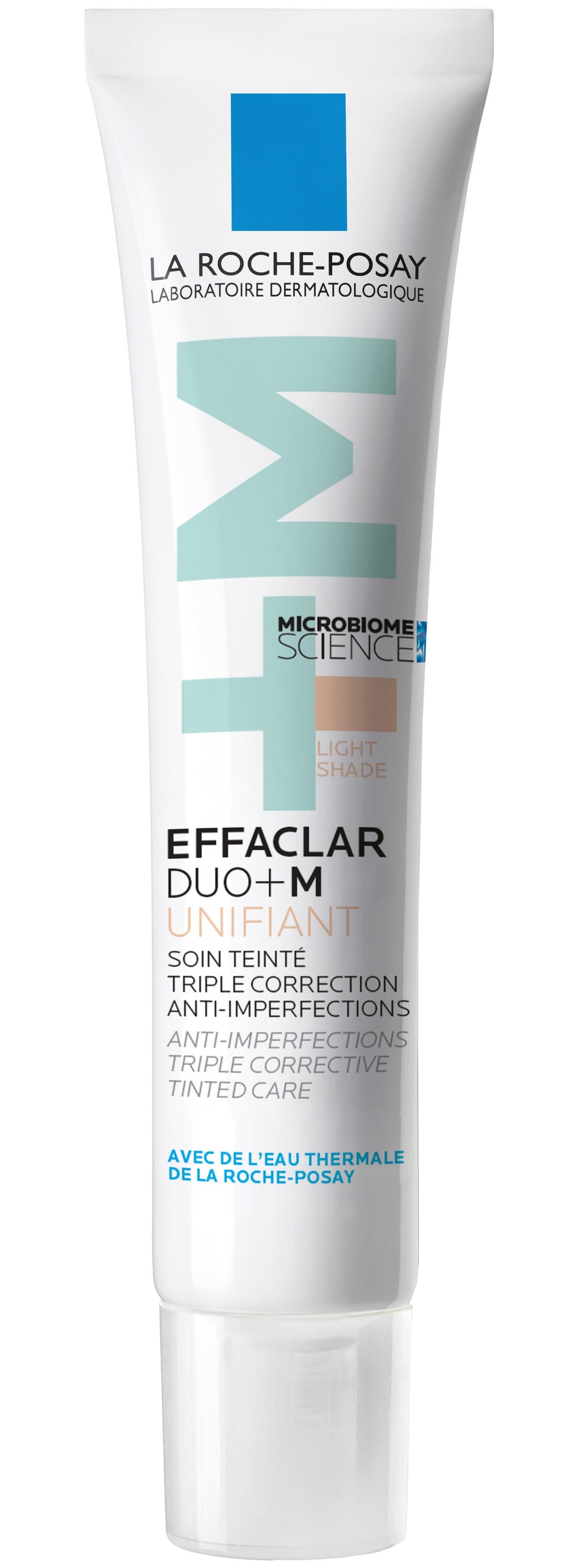 La Roche-Posay Effaclar Duo+M Unifiant vaalea sävy 40 ml - Tehokas ihonhoitotuote, joka tasoittaa sävyä ja ehkäisee epäpuhtauksia