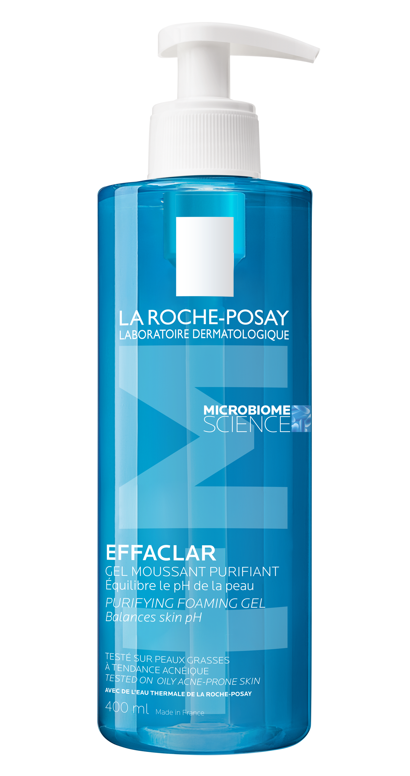 La Roche-Posay Effaclar Puhdistusgeeli poistaa tehokkaasti epäpuhtauksia ja liiallista talia