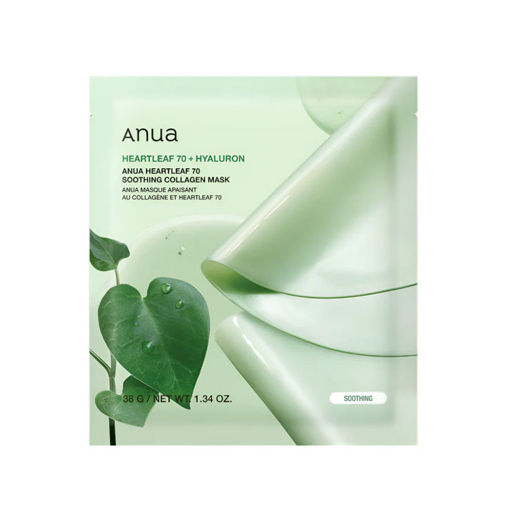 Anua Heartleaf 70 Soothing Collagen Mask 1 kpl
