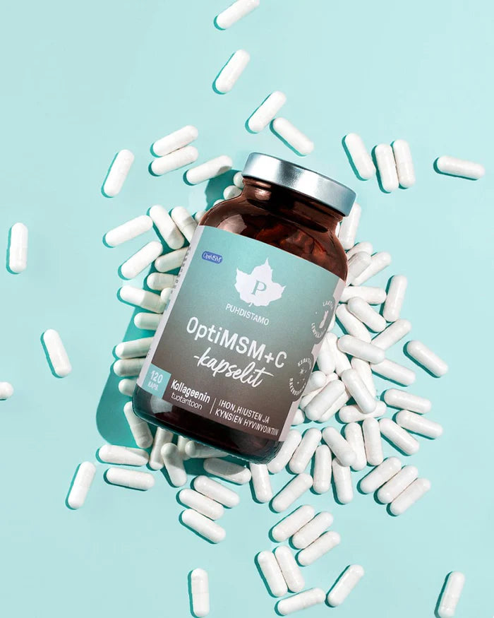 Puhdistamo OptiMSM + C 120 kaps