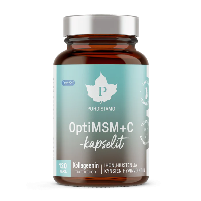 Puhdistamo OptiMSM + C 120 kaps