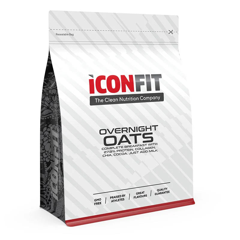 ICONFIT Overnight Oats, Suklaa-maapähkinä 1 kg
