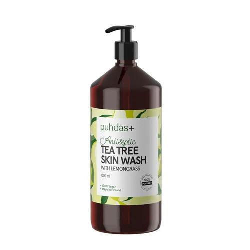 Puhdas+ Tea Tree Skinwash Lemongrass, 1000 Ml - Apteekki 360 Helsinki - Verkkoapteekki