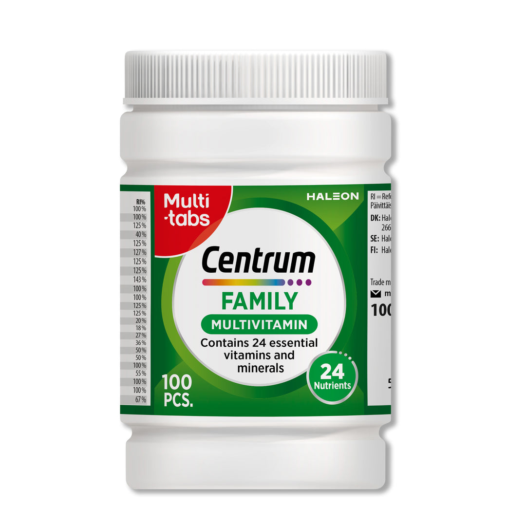 Centrum Family multivitamin 100 tabl
