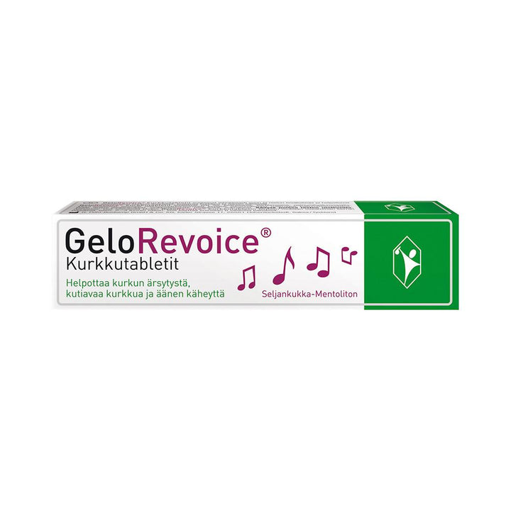 GeloRevoice Kurkkutabletti Seljankukka-Mentoliton 20 kpl