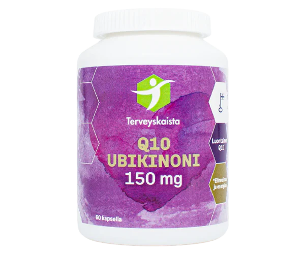 Terveyskaista Ubikinoni 150 mg 60 kaps