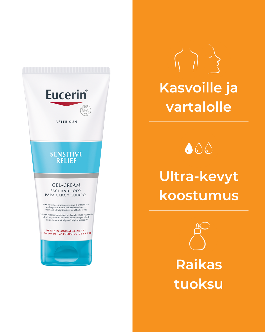 Eucerin Sensitive Relief After Sun Cream Gel 200 ml