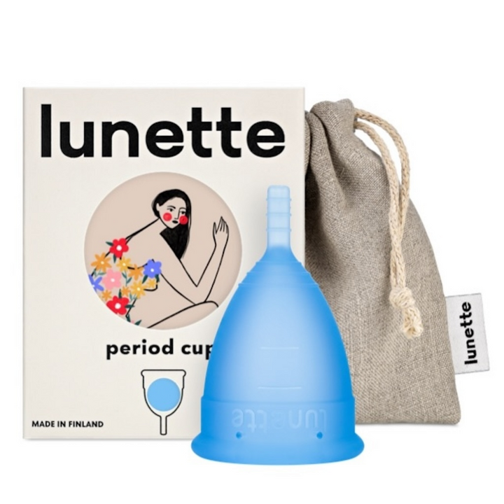 Lunette kuukautiskupit, koot 1 ja 2