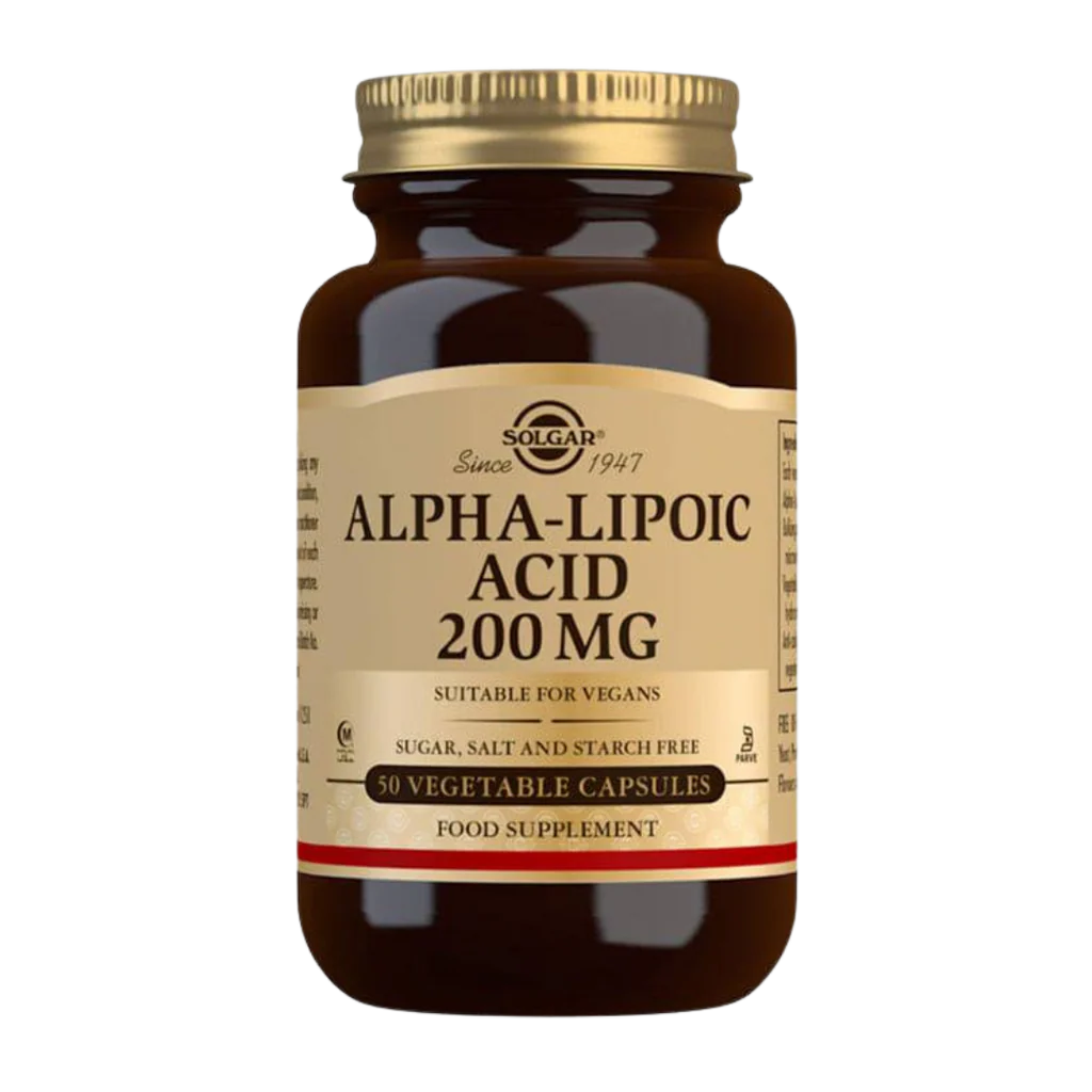Solgar Alfalipoiinihappo (Alpha Lipoic Acid) 200 mg 50 kaps