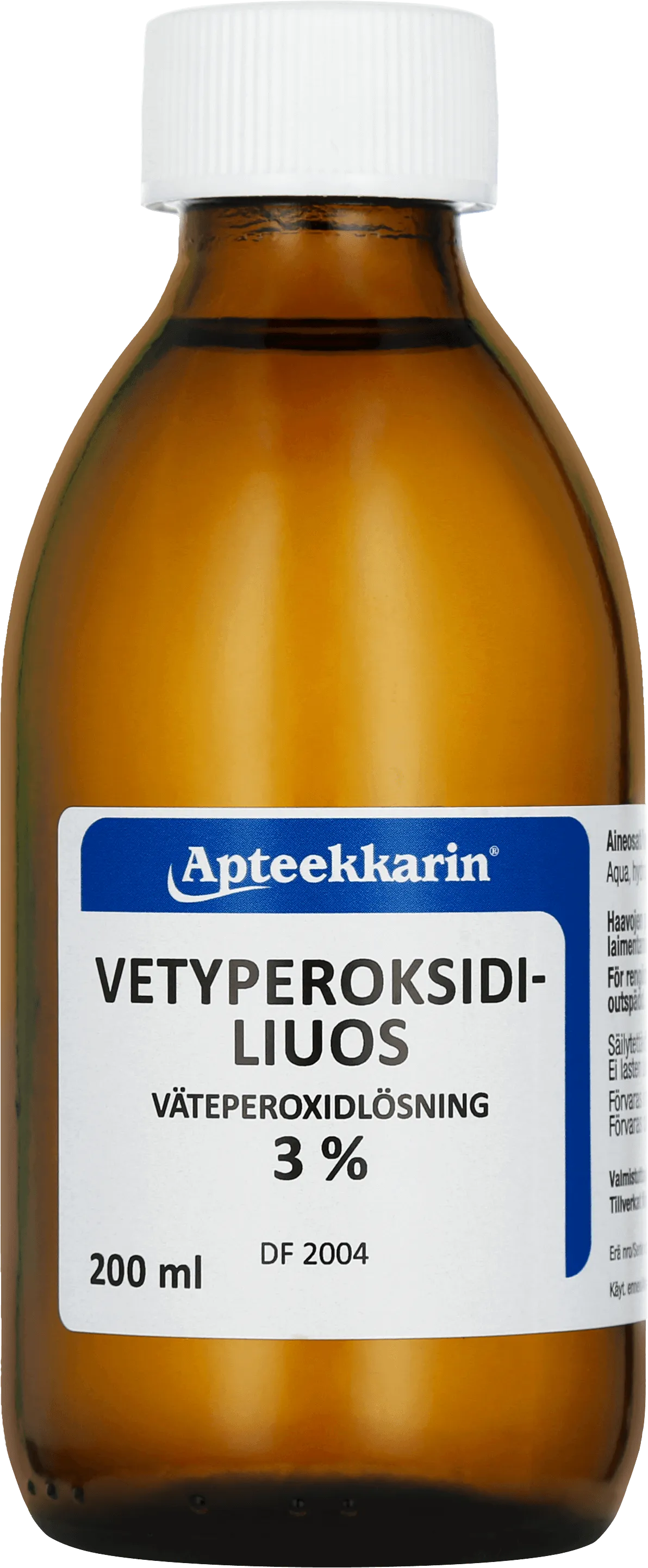 Apteekkarin Vetyperoksidiliuos 3% - Apteekki 360 Helsinki - Verkkoapteekki