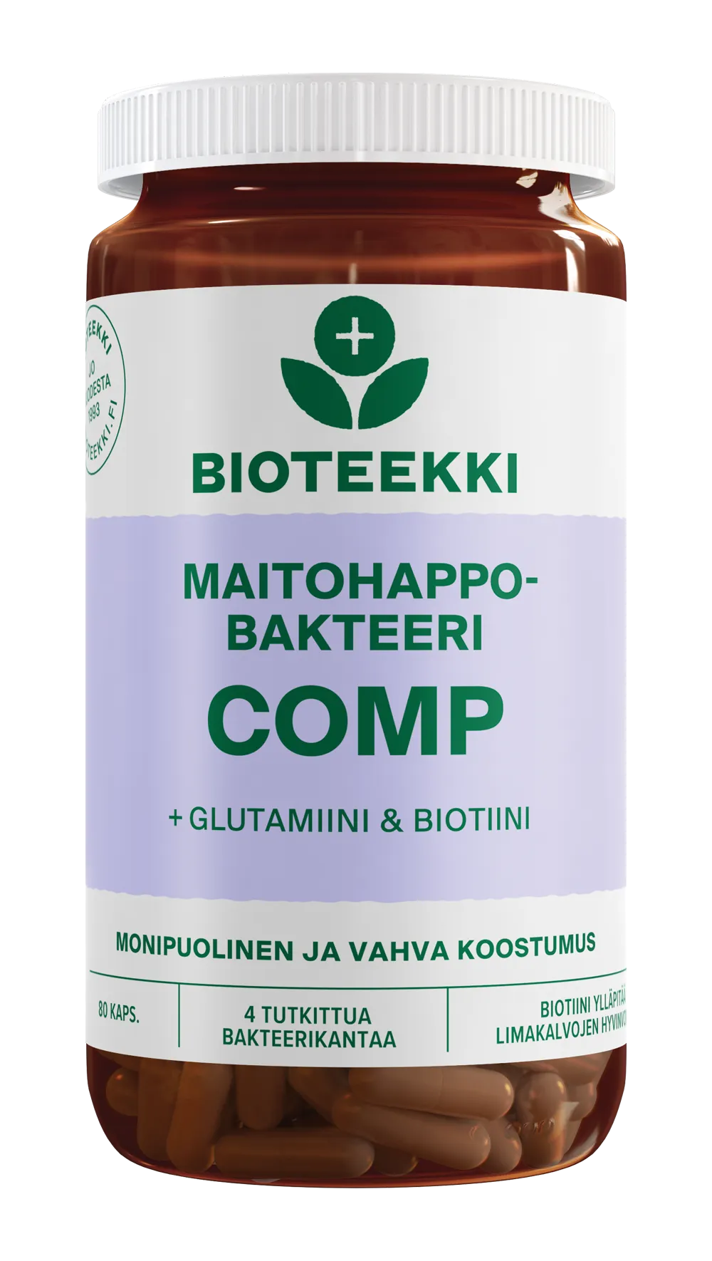 Bioteekki Maitohappobakteeri Comp - Apteekki 360 Helsinki - Verkkoapteekki