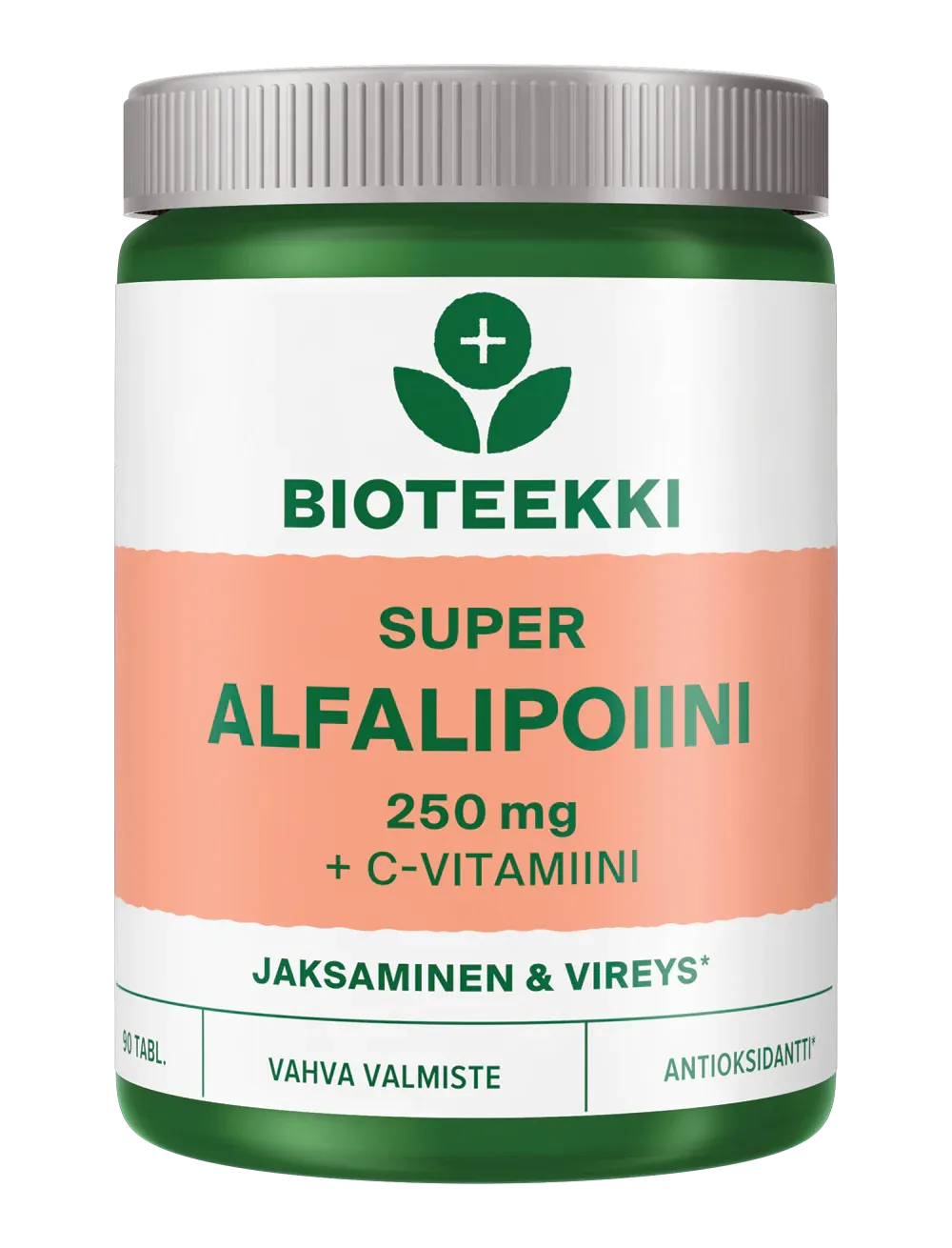 Bioteekki Super Alfalipoiini (+C) 250 mg - Apteekki 360 Helsinki - Verkkoapteekki