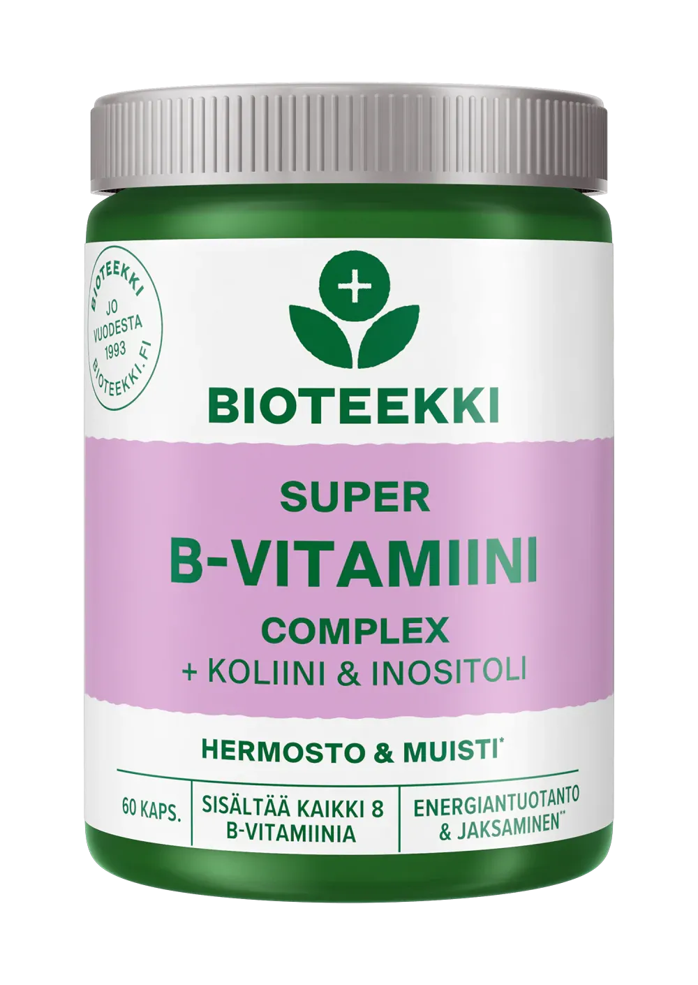 Bioteekki Super B-Vitamiini Complex (+Koliini & Inositoli) - Apteekki 360 Helsinki - Verkkoapteekki